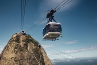 Brazil, Rio de Janeiro, cable...