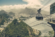 Brazil, Rio de Janeiro, Cable...