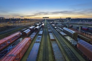 Germany, Hamburg, Railway yar...