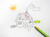 Drawing of a house