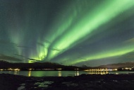 Norway, Troms, Northern lights
