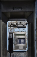 Old pay phone
