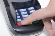 Finger, cancel transaction on...