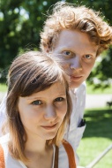 Portrait of young couple