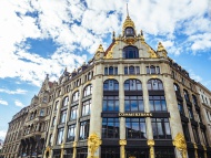 Germany, Leipzig, view to ist...