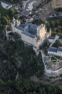 Spain, Segovia, aerial view o...