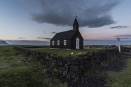 Iceland, Budir, view to black...