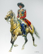 Officer on horseback of the R...