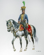 Austrian cavalry officer on h...