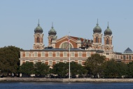 Building on Ellis Island, New...