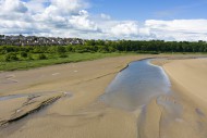 The Taw Estuary and the villa...