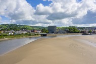 The Taw Estuary and the town ...