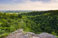 Summer evening view over Ebbo...