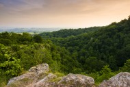 Summer evening view over Ebbo...