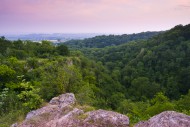 Summer evening view over Ebbo...