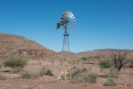 Namibia, Africa - Windmill wi...
