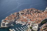 Old walled city of Dubrovnik,...