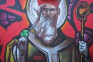 Mural Saint Patrick, Klark Ke...