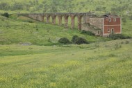Old viaduct at Santa Marta de...