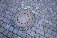 Manhole cover in Lutherstadt ...