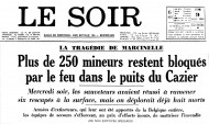 Headline about the Marcinelle...