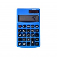 Blue pocket calculator with s...