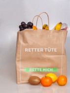 Paper bag, fresh and edible f...