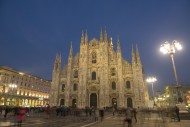 Cathedral in Dusk in City of ...