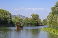 Tourist boats near Virpazar o...