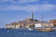 View over the harbour, Church...