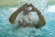 Woman Making a Heart Shape wi...