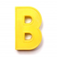 Magnetic uppercase letter B