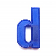 Magnetic lowercase letter D