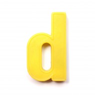Magnetic lowercase letter D
