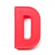 Magnetic uppercase letter D