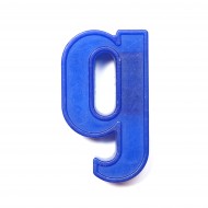 Magnetic lowercase letter G