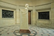 Interior view with bust and r...
