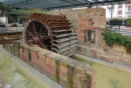 Historic watermill with water...