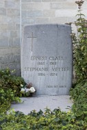 Tombstone of writer Ernest Cl...