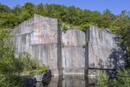 Abandoned red marble quarry C...