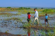 Malagasy children helping Wes...