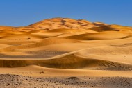 Wind-swept sand dunes of Erg ...