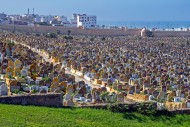 Islamic graves with headstone...