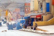 Street scene in village Imilc...