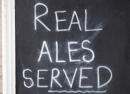 real ales served sign