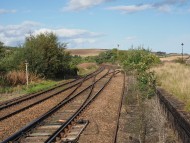 railway tracks perspective