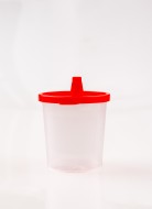 Urine sample cup 125 ml with ...