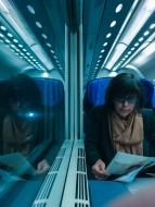 Woman Travel in a Train and R...
