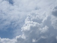 dramatic overcast stormy sky ...