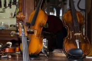 Workshop in a Violin Shop in ...